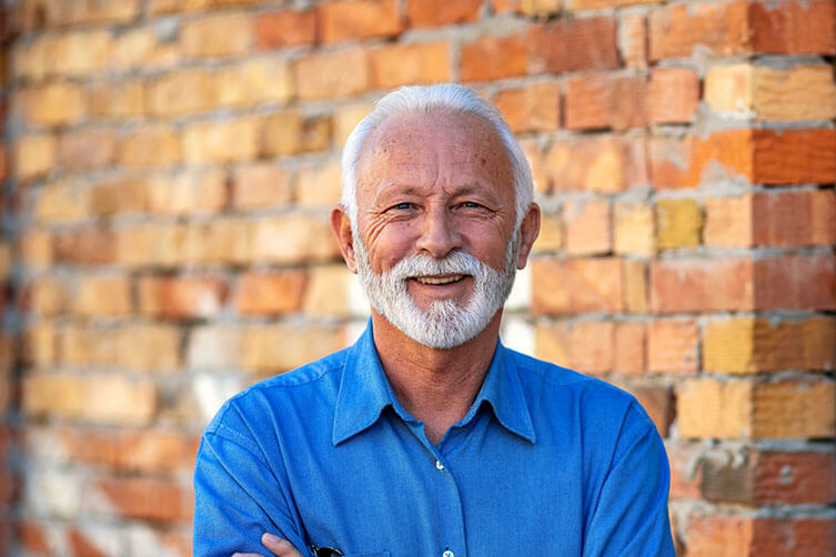 Man Smiling Arms Crossed